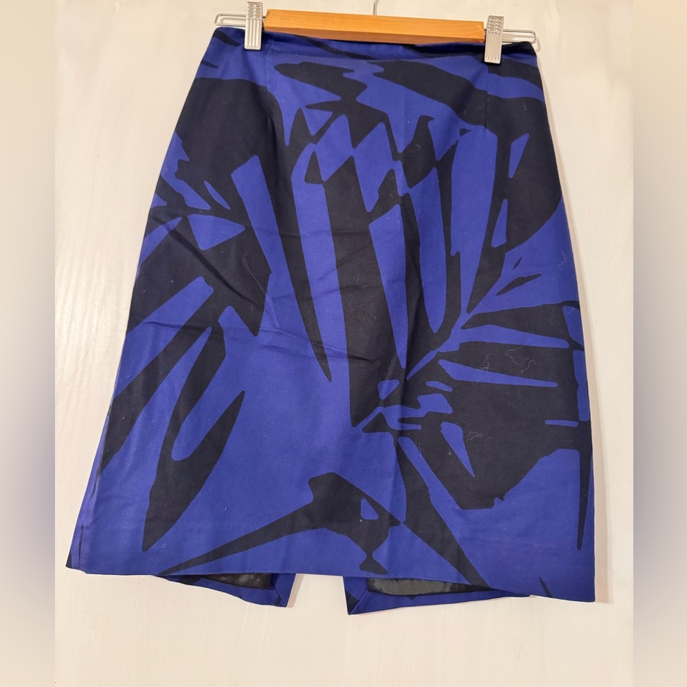 Express Blue and Black Skirt